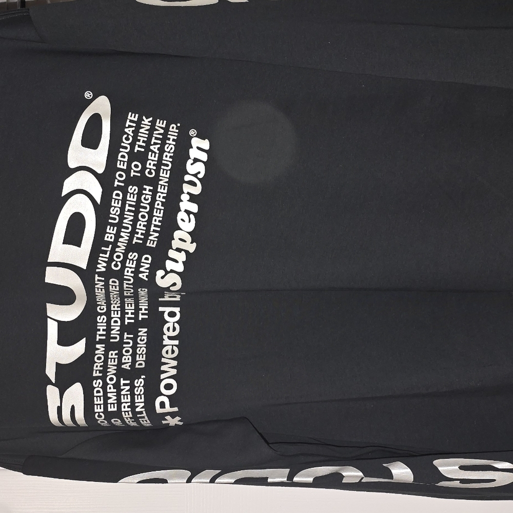Black Graphic Long Sleeve Shirt